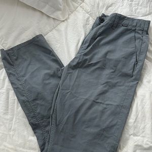 Hurley, gray khaki pants size 33